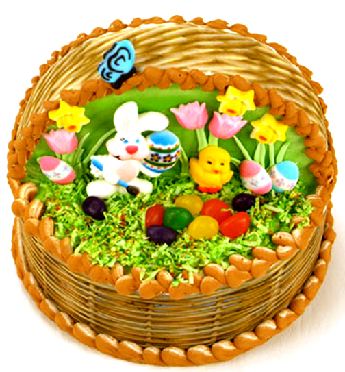 Easter Basket Cake Easter Basket Cake picture